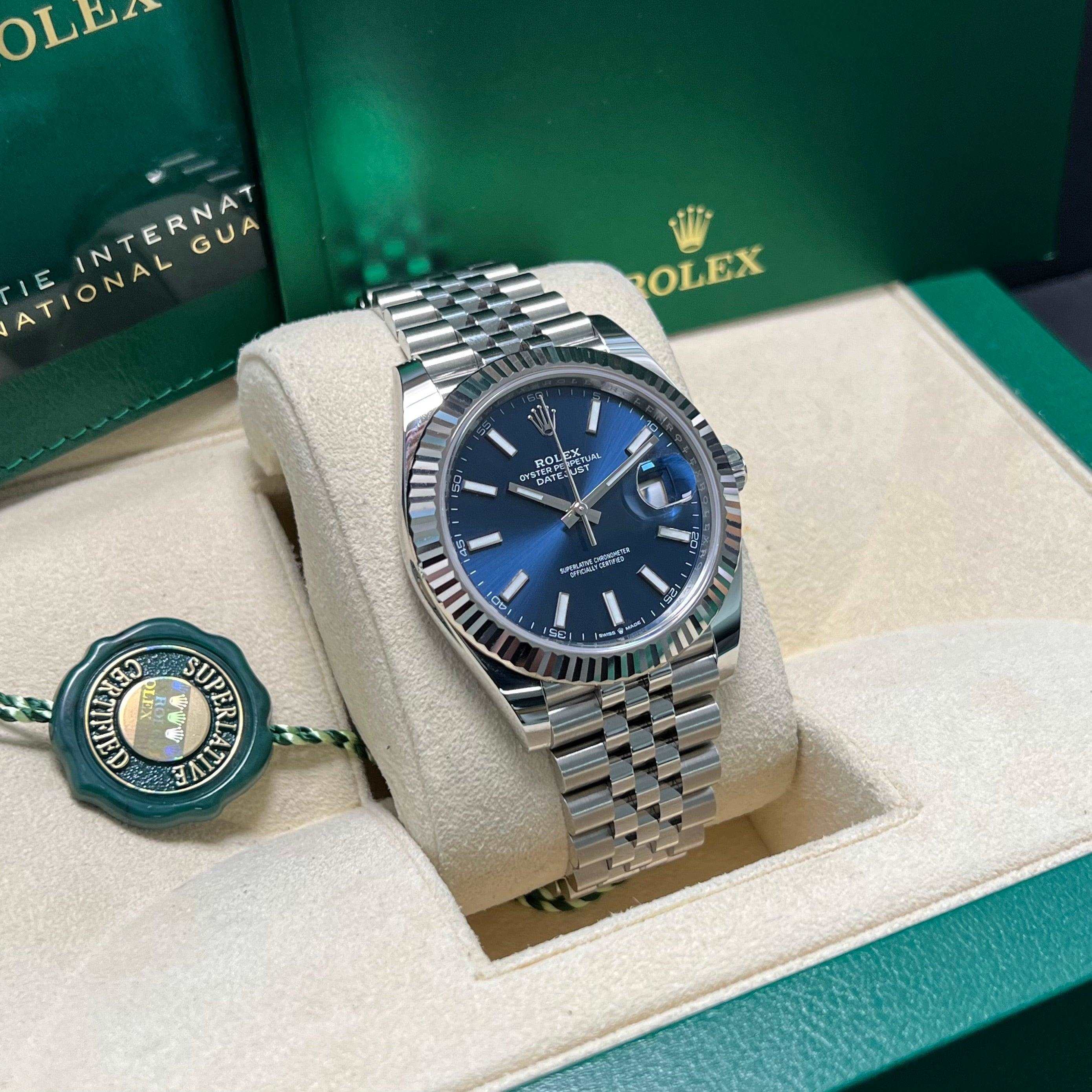 Datejust 41 best sale blue jubilee