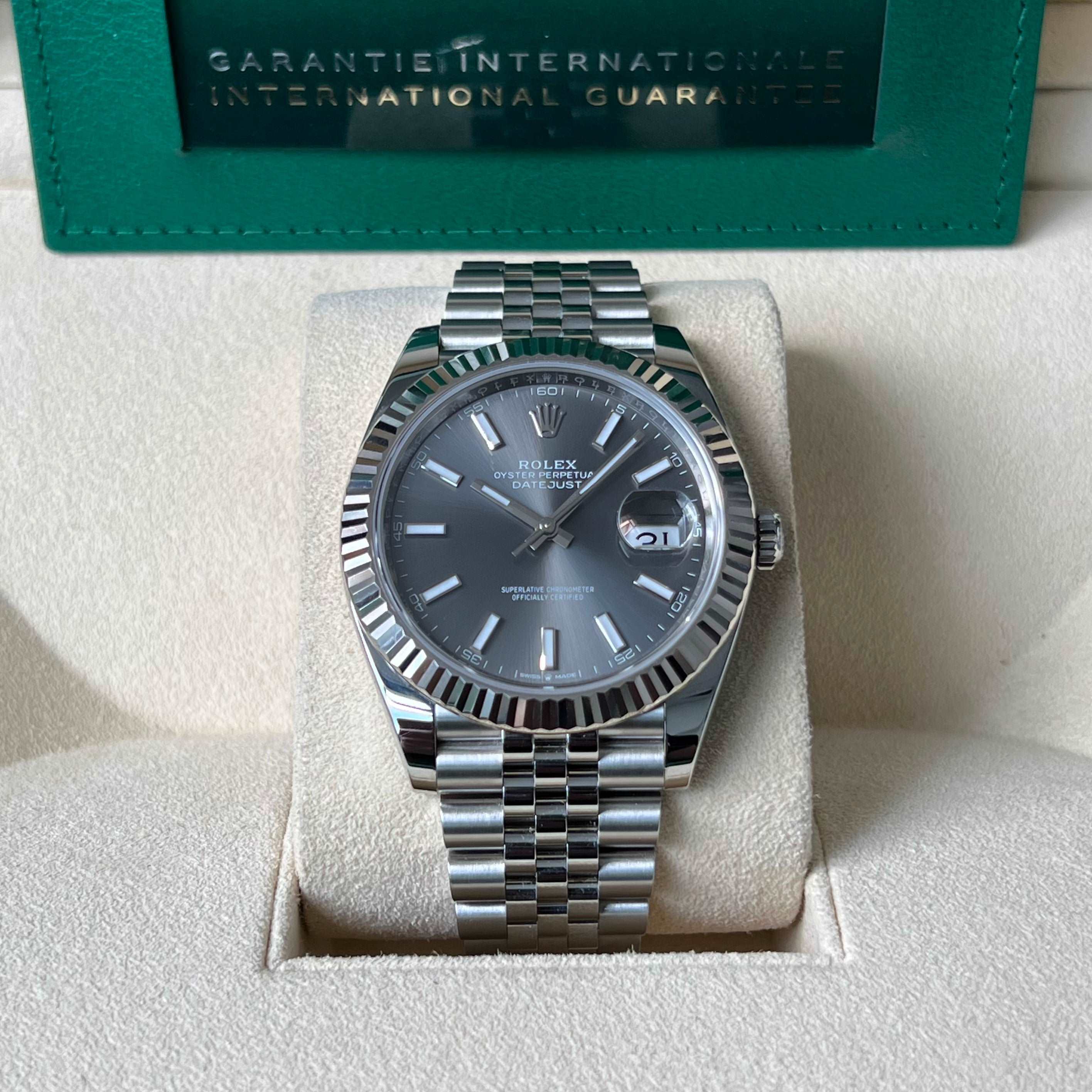 Datejust shop grey dial