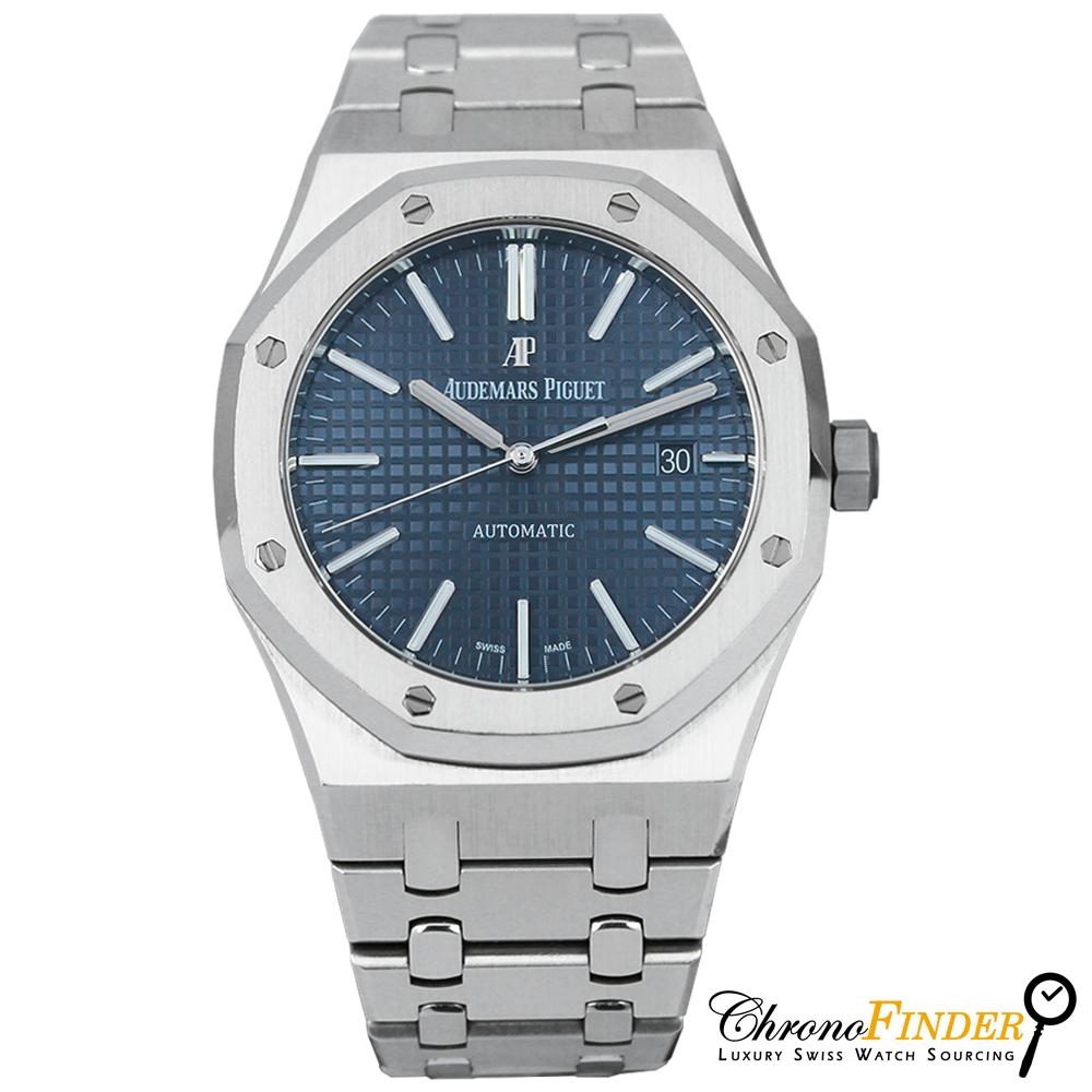 Audemars piguet 15400 hot sale blue dial