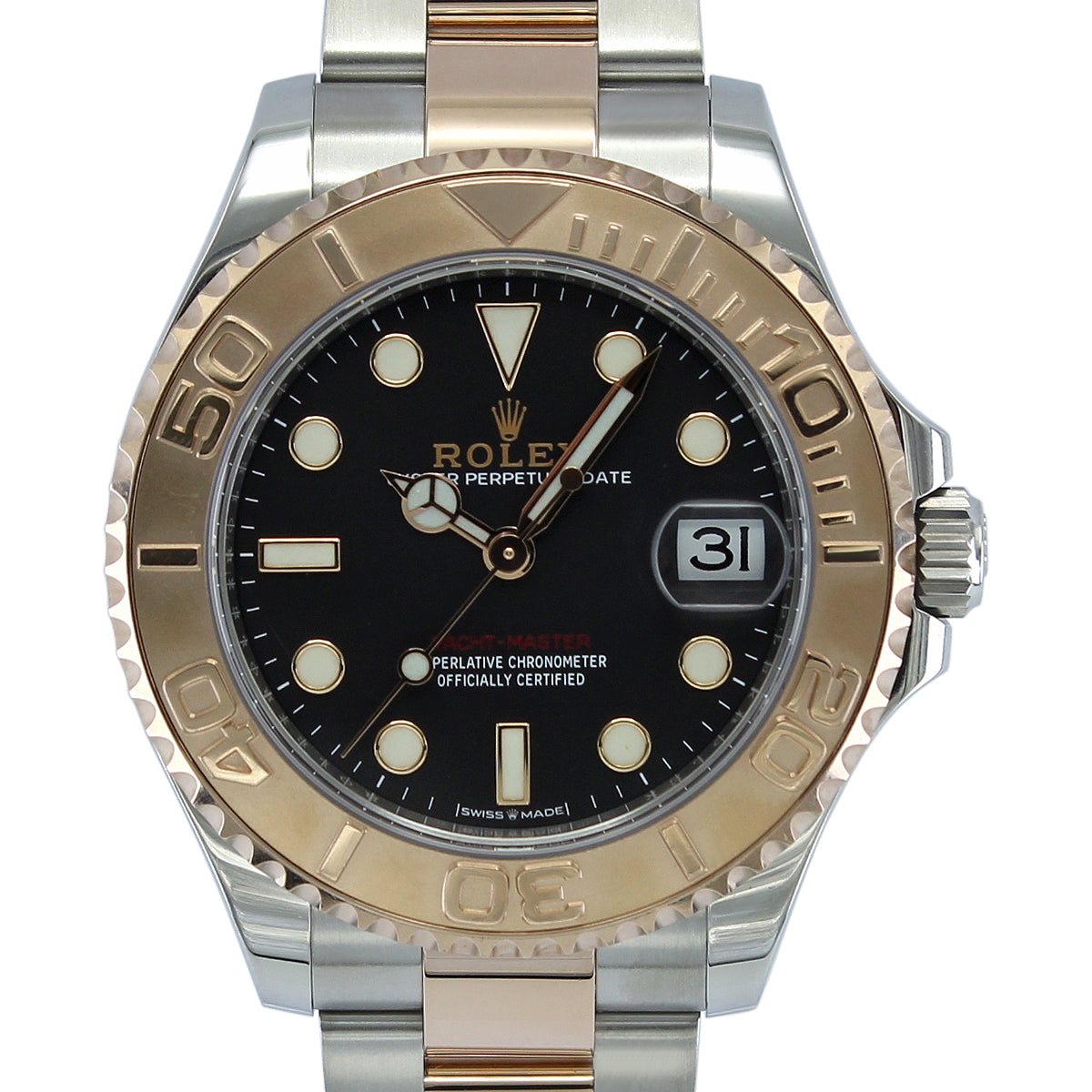 Steel and rose hot sale gold yachtmaster