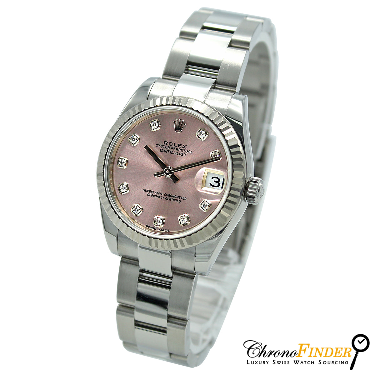 Datejust 31mm Midi 178274 (Pink Diamond Dial) Oyster