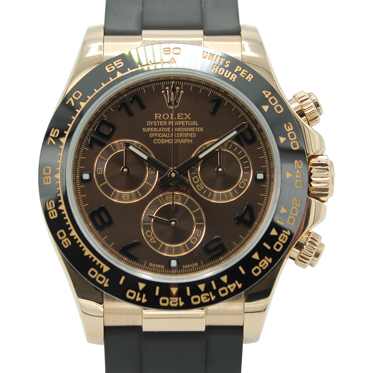 Cosmograph Daytona Oysterflex 116515LN (Chocolate Arabic Dial)