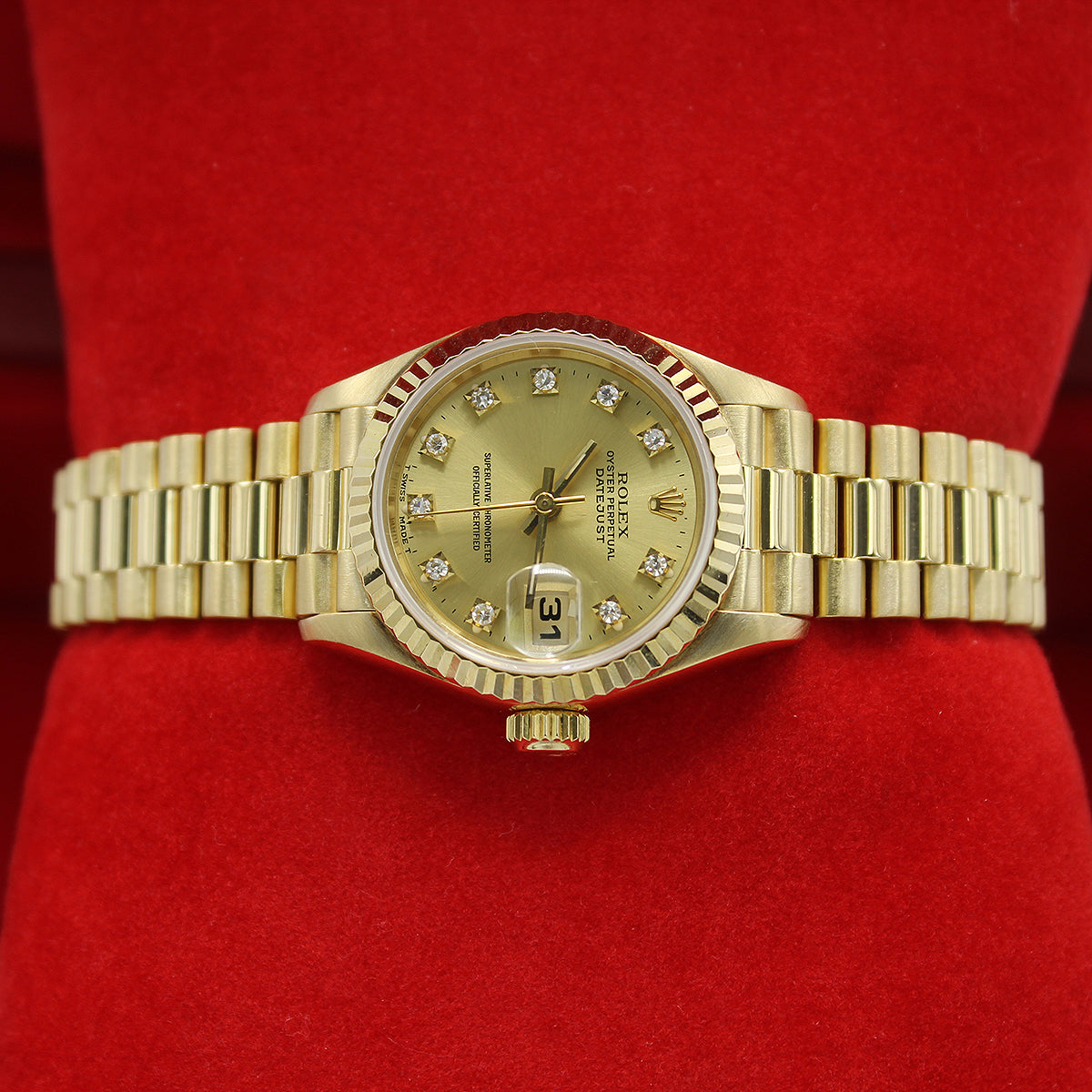 Lady Datejust 26mm 69178 (Champagne Diamond Dial)