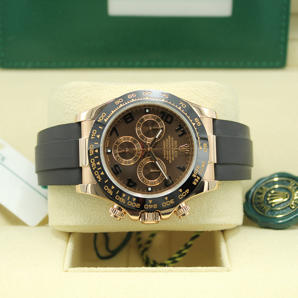 Cosmograph Daytona Oysterflex 116515LN (Chocolate Arabic Dial)