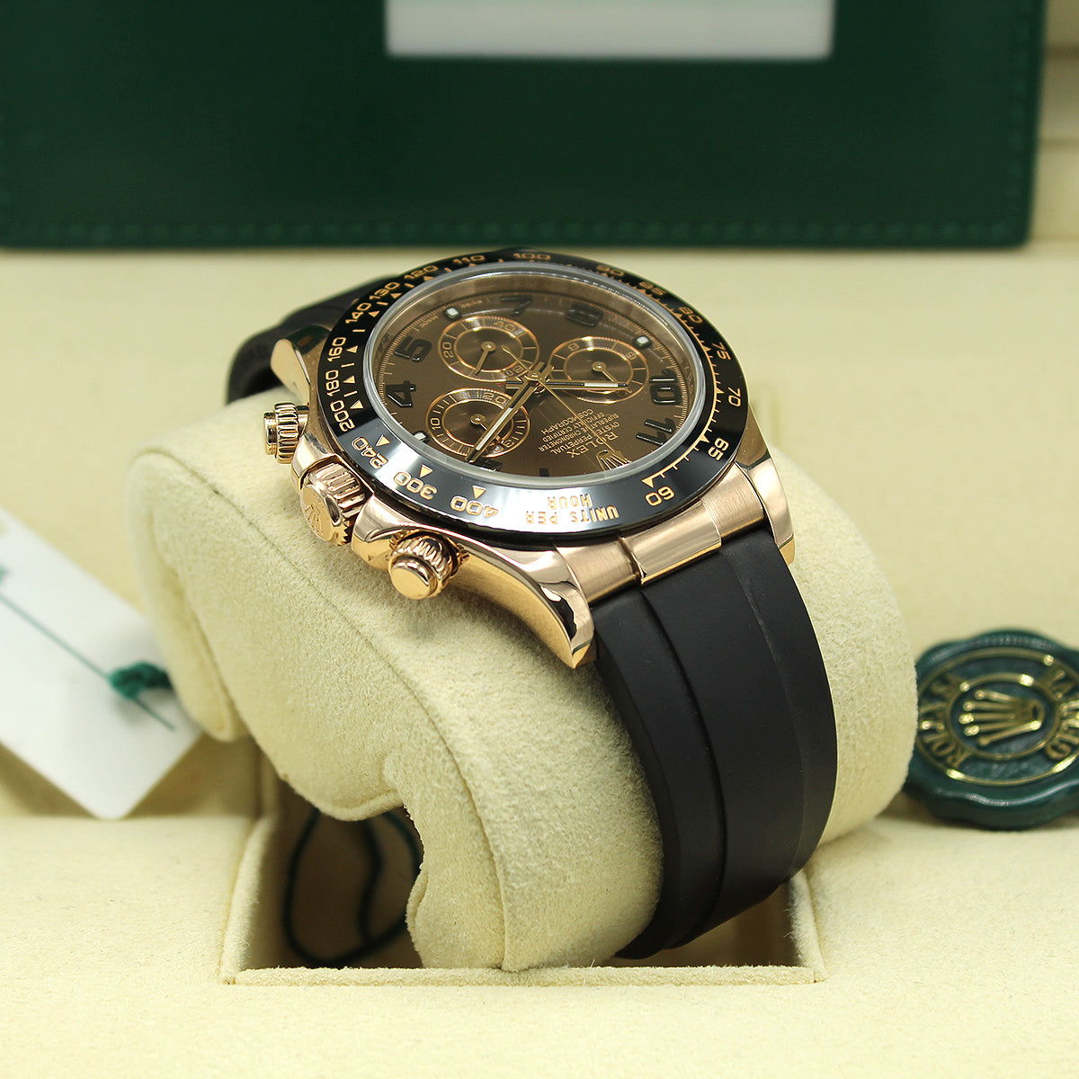 Cosmograph Daytona Oysterflex 116515LN (Chocolate Arabic Dial)