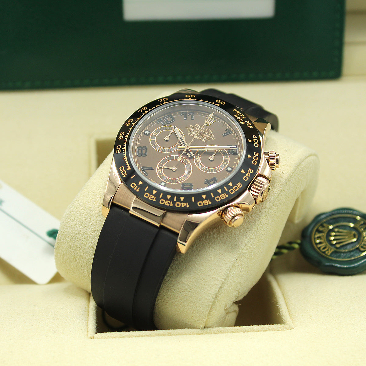 Cosmograph Daytona Oysterflex 116515LN (Chocolate Arabic Dial)