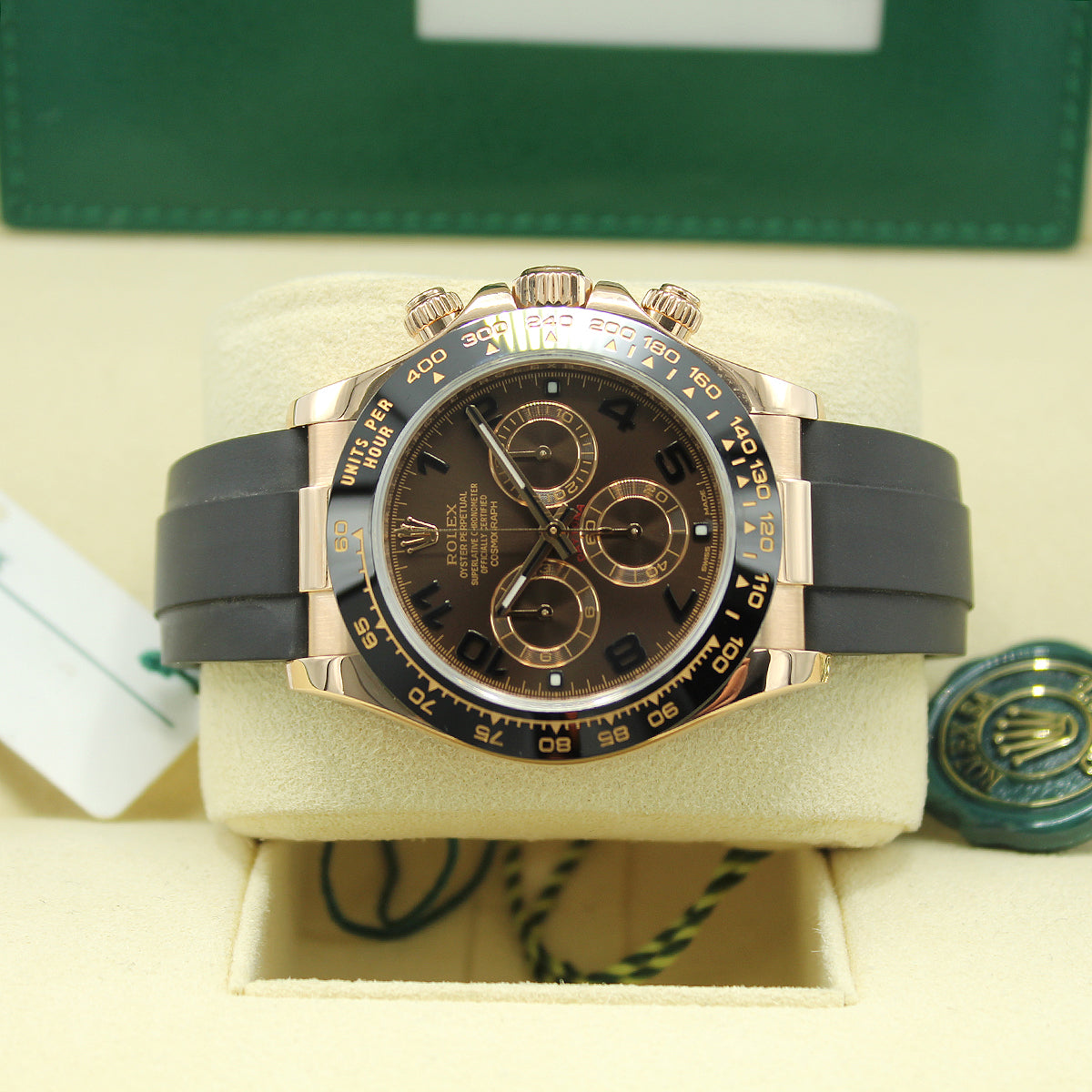 Cosmograph Daytona Oysterflex 116515LN (Chocolate Arabic Dial)