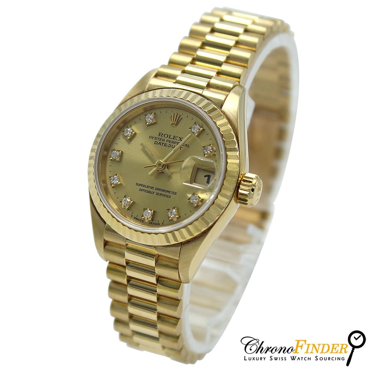 Lady Datejust 26mm 69178 (Champagne Diamond Dial)