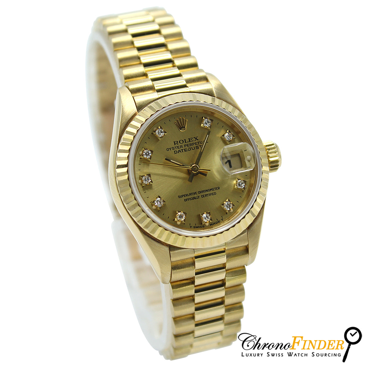 Lady Datejust 26mm 69178 (Champagne Diamond Dial)