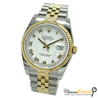 Datejust 36 116233 (White Roman Numeral Dial)