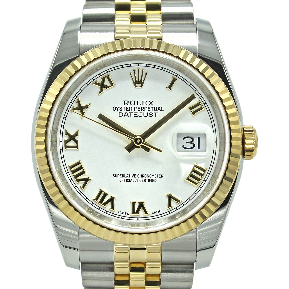 Datejust 36 116233 (White Roman Numeral Dial)