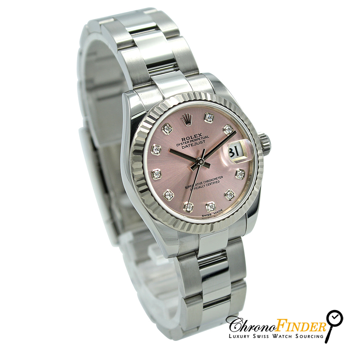 Datejust 31mm Midi 178274 (Pink Diamond Dial) Oyster