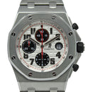 Audemars Piguet Royal Oak Offshore 42mm in stainless steel with a white dial