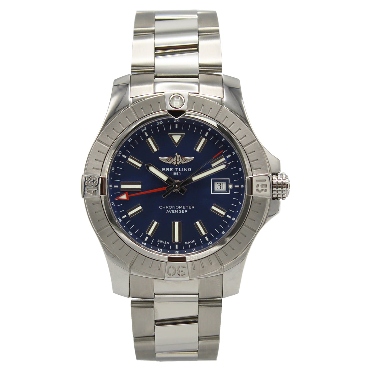 Avenger Automatic GMT 45 (Metal Bracelet) Chronofinder Ltd