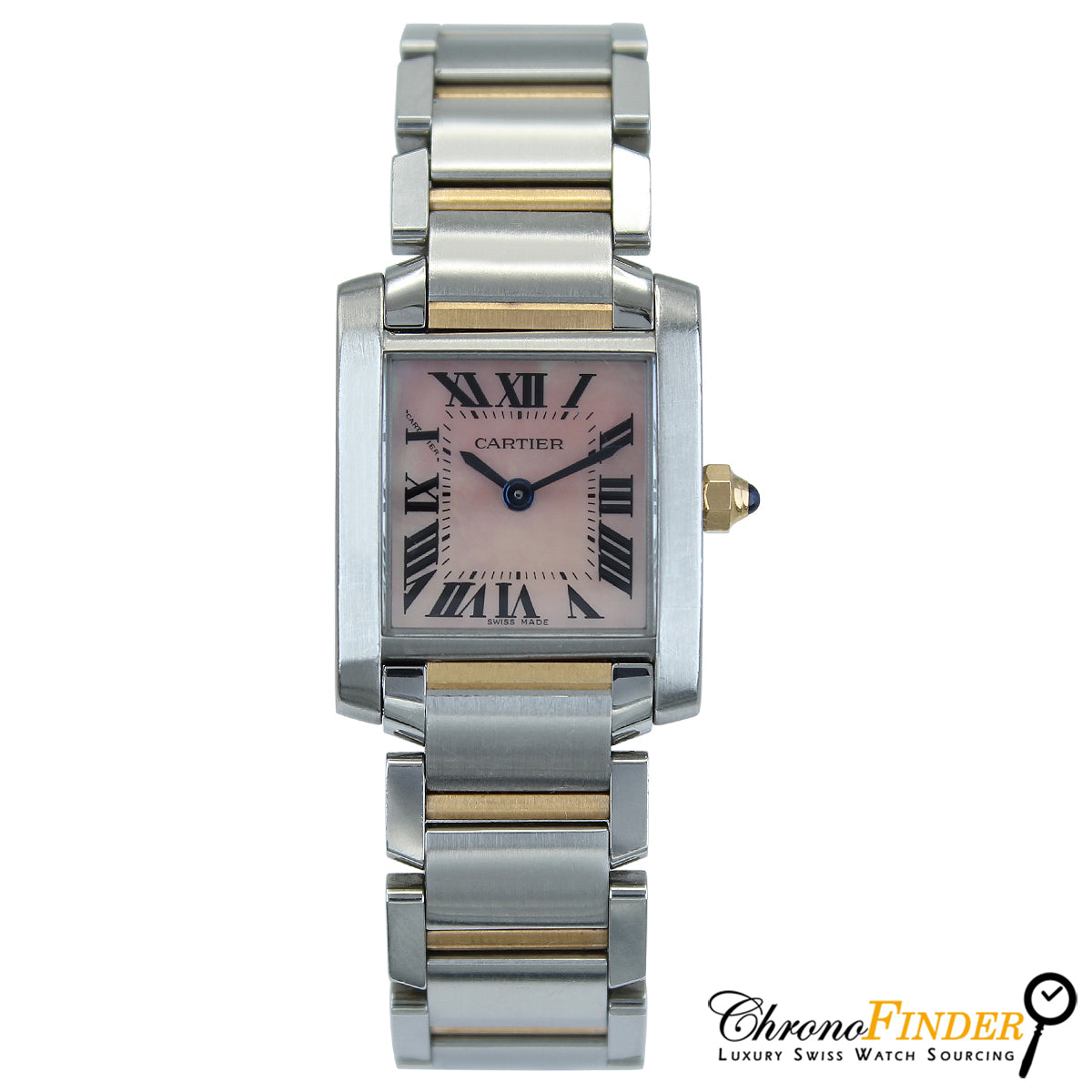 Tank Francaise Bi-Metal 2384 W51027Q4 (Mother Of Pearl)