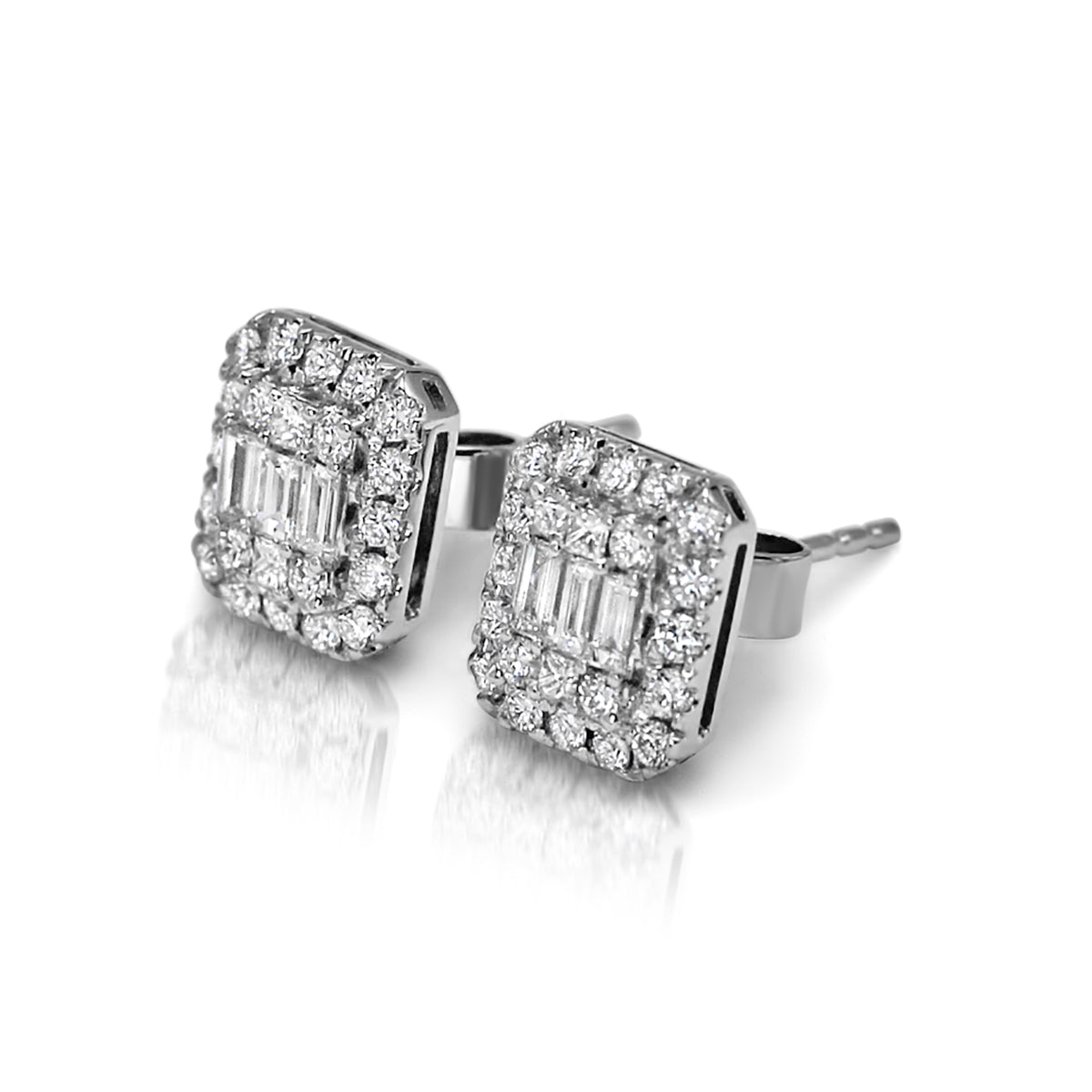 Baguette Diamond Earrings