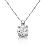 Load image into Gallery viewer, Single Round Brilliant Pendant - 1.50ct - White Gold
