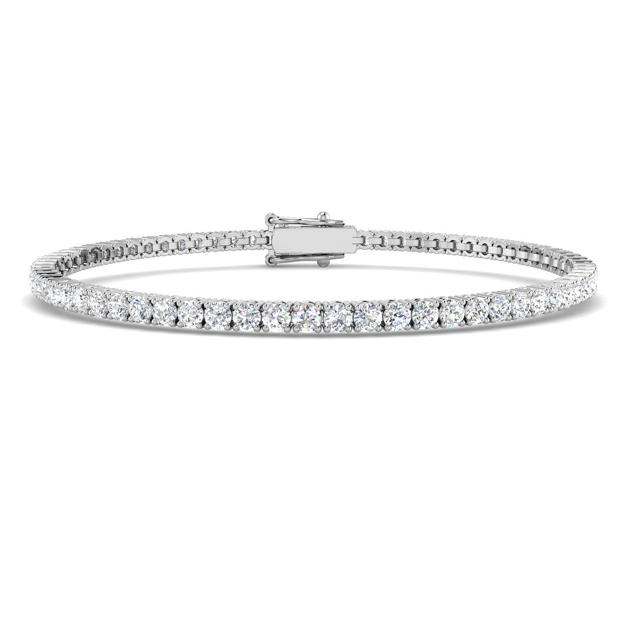 3.00ct Diamond Tennis Bracelet in 18k White Gold