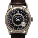 Patek Philippe Calatrava 6000G-010 silver and black dial with date and seconds subdials