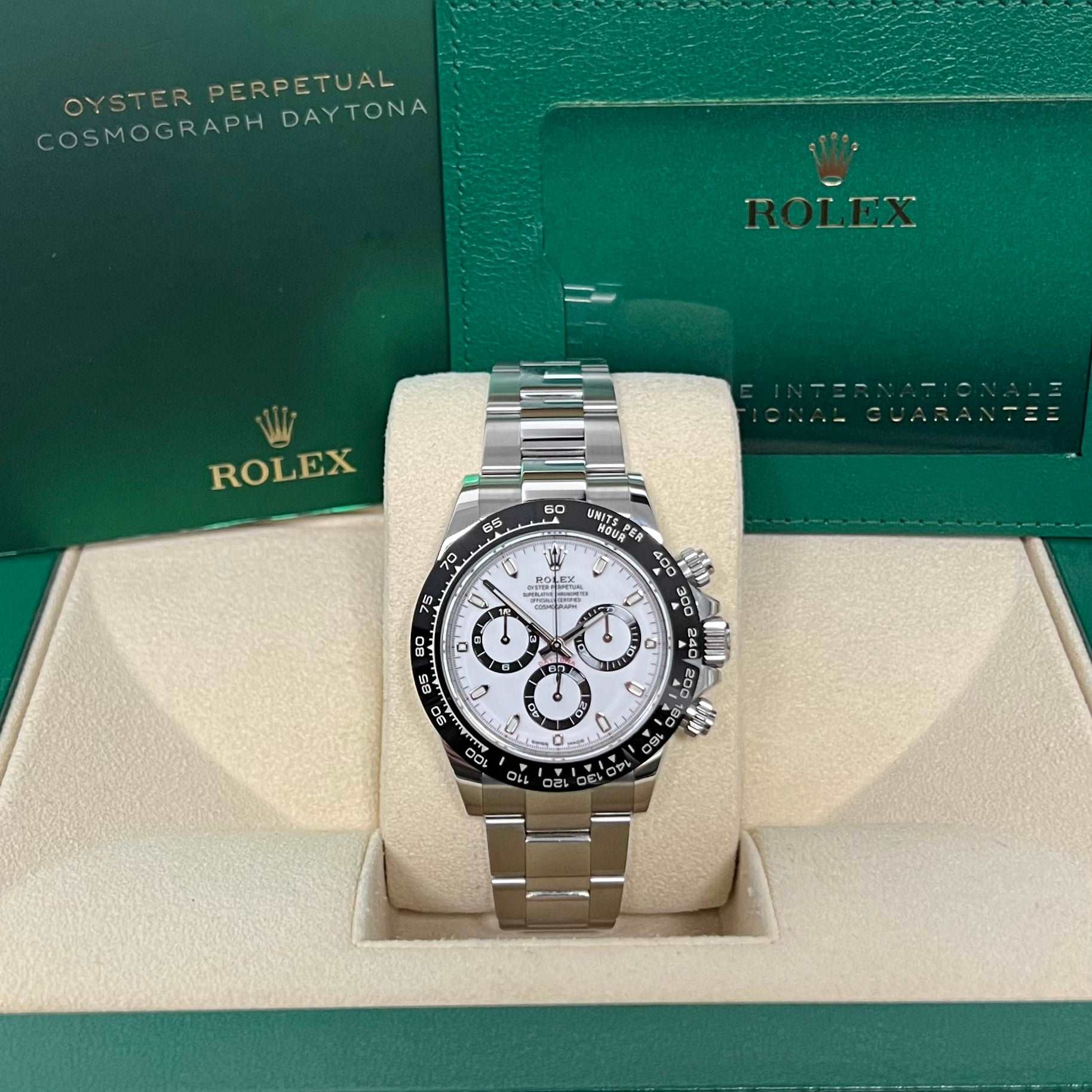 Rolex daytona 116500ln online white