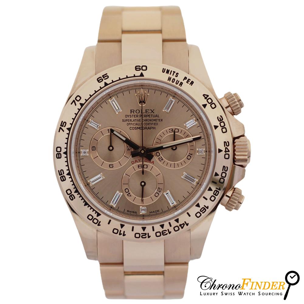 Cosmograph Daytona 116505 (Baguette Diamond Dial)