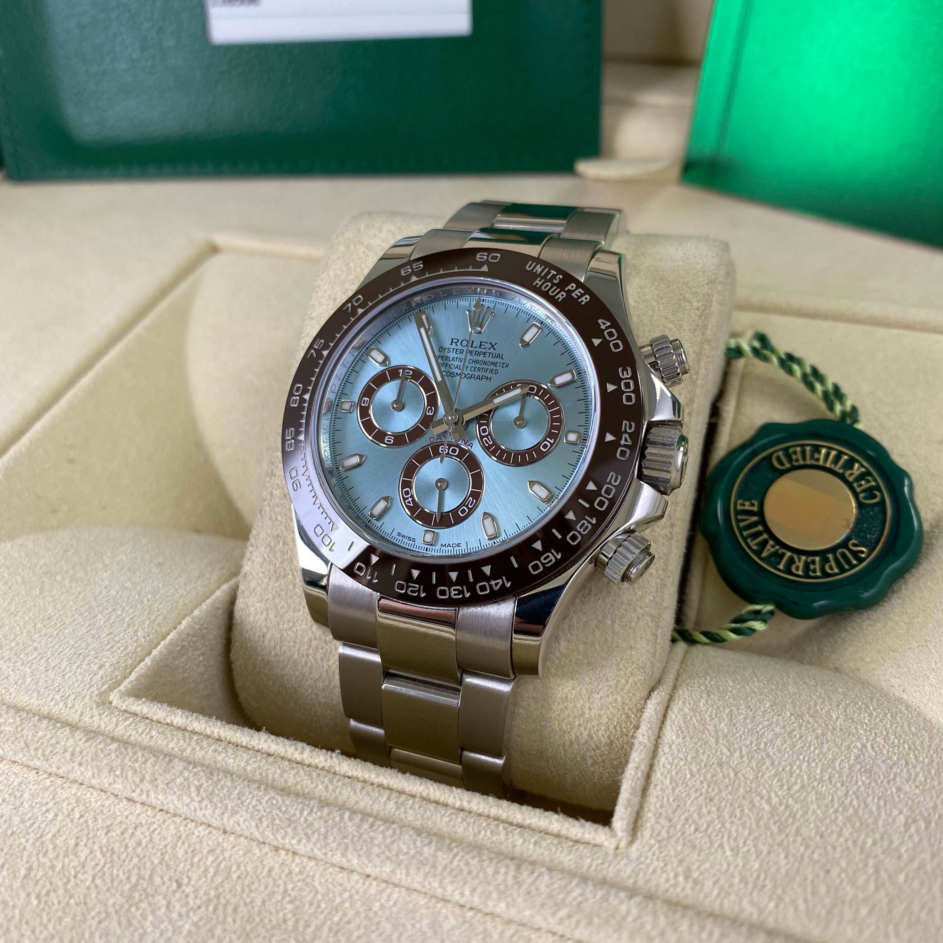 Cosmograph Daytona 116506 (Ice Blue Dial) Chronofinder Ltd