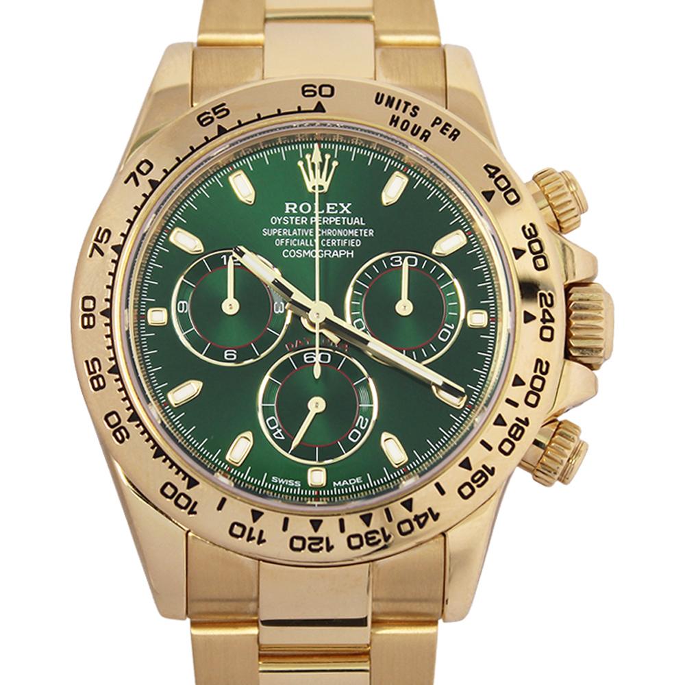 Cosmograph Daytona 116508 (Green Dial) Chronofinder Ltd