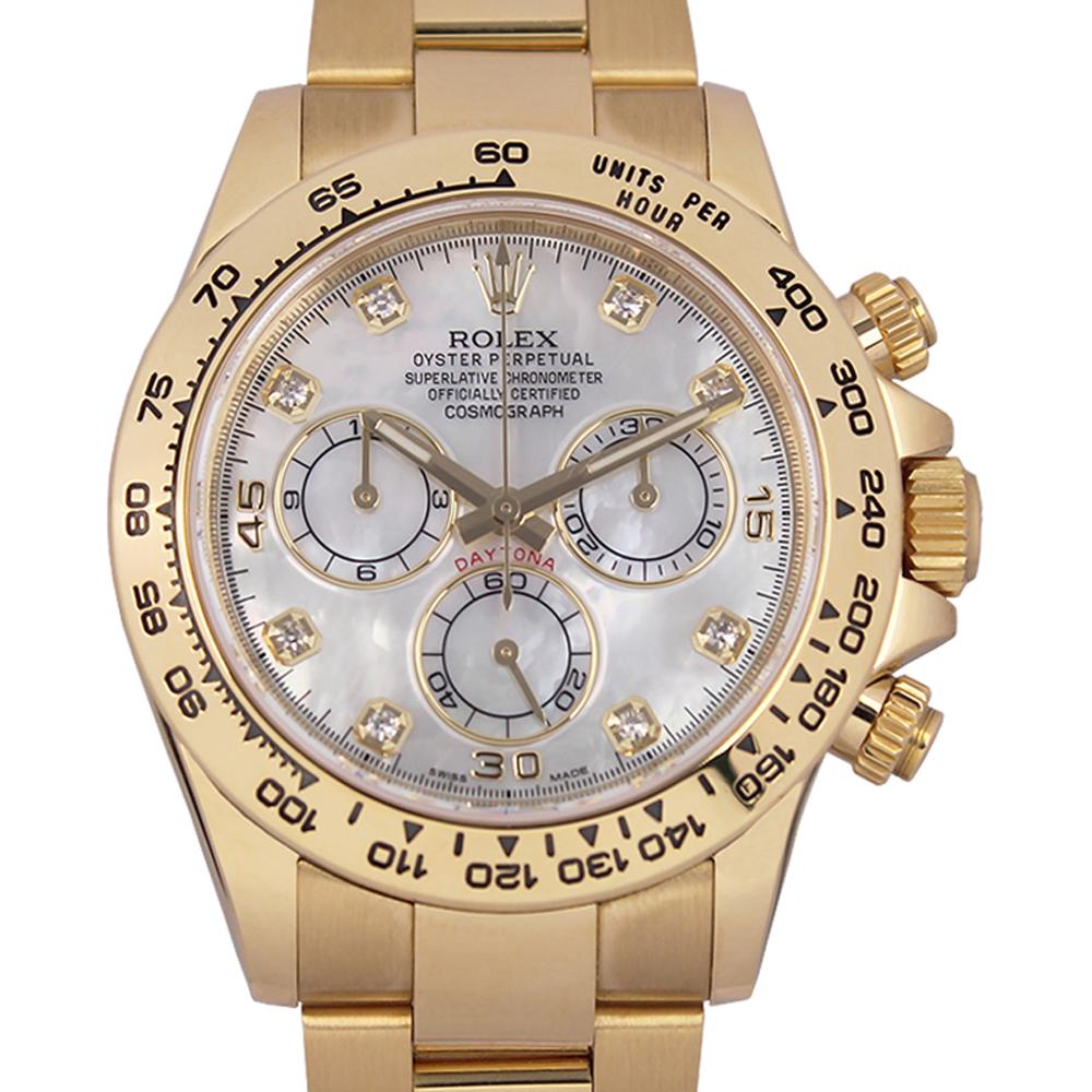 Cosmograph Daytona 116508 (Mother-of-Pearl Diamond Dial)