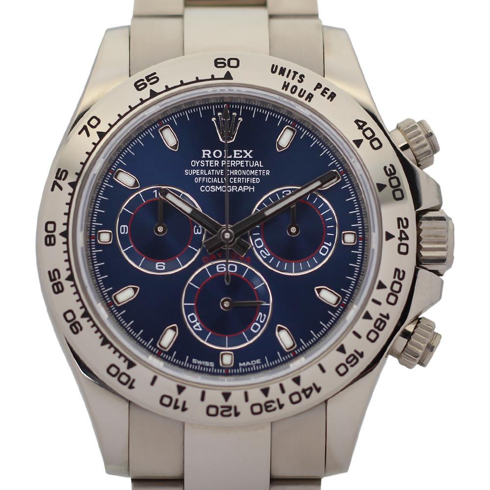 Cosmograph Daytona 116509 (Blue Dial) Chronofinder Ltd