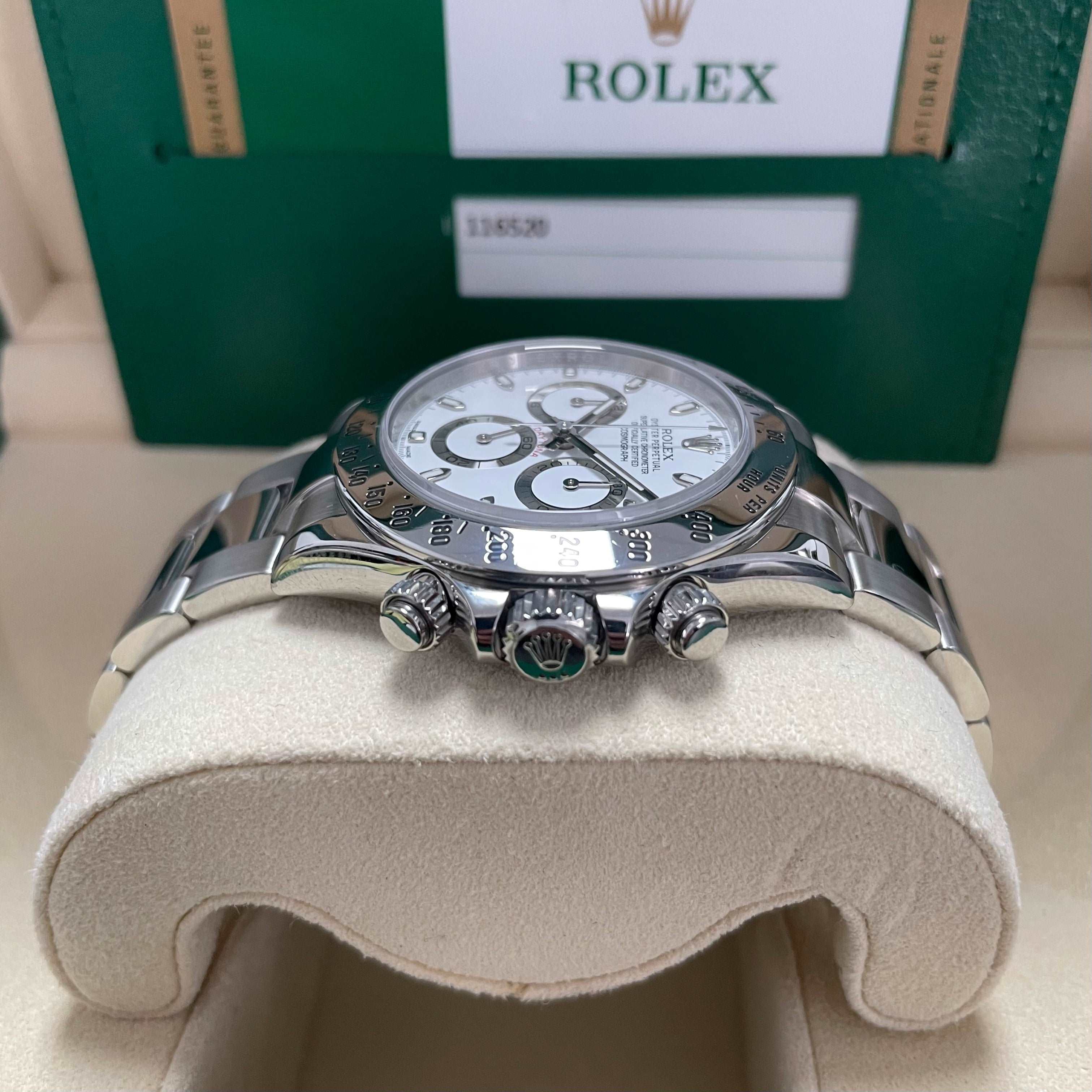 Rolex Cosmograph Daytona 116520 White Dial Chronofinder Chronofinder Ltd