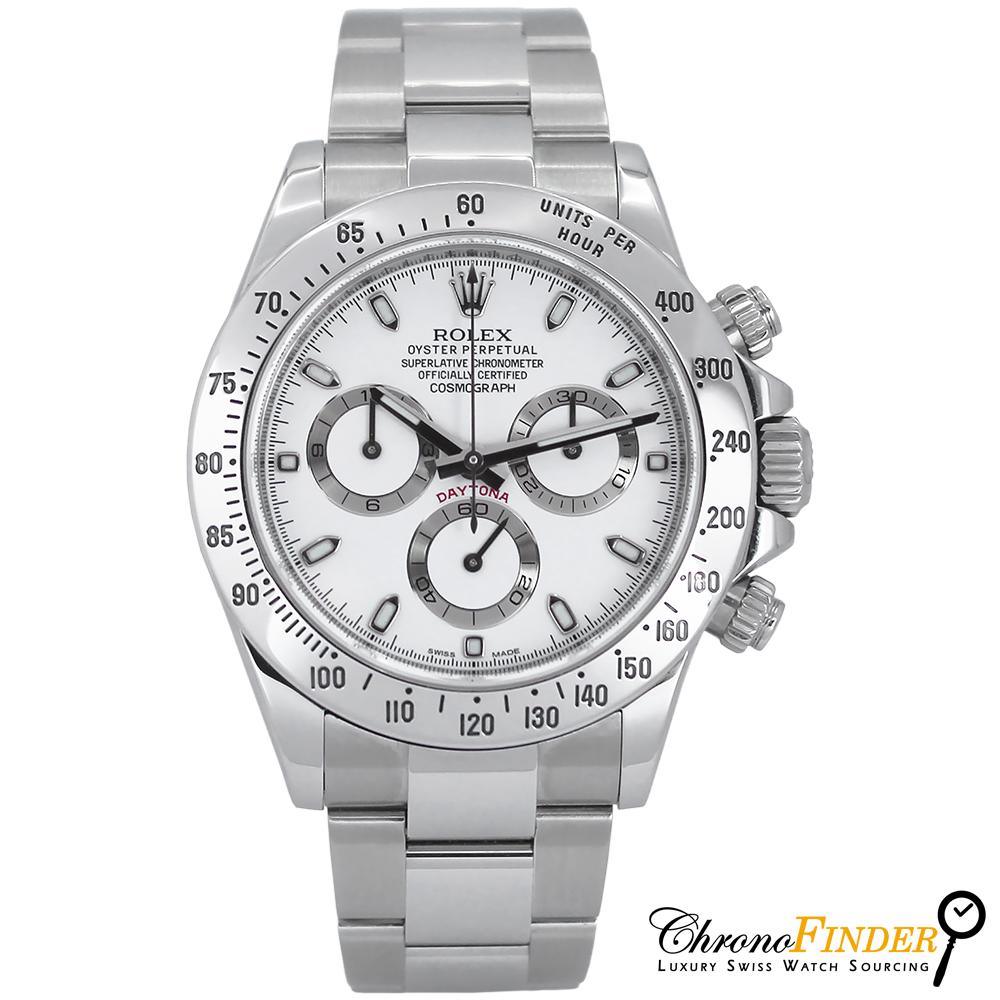 Cosmograph Daytona 116520 (White Dial) Chronofinder Ltd