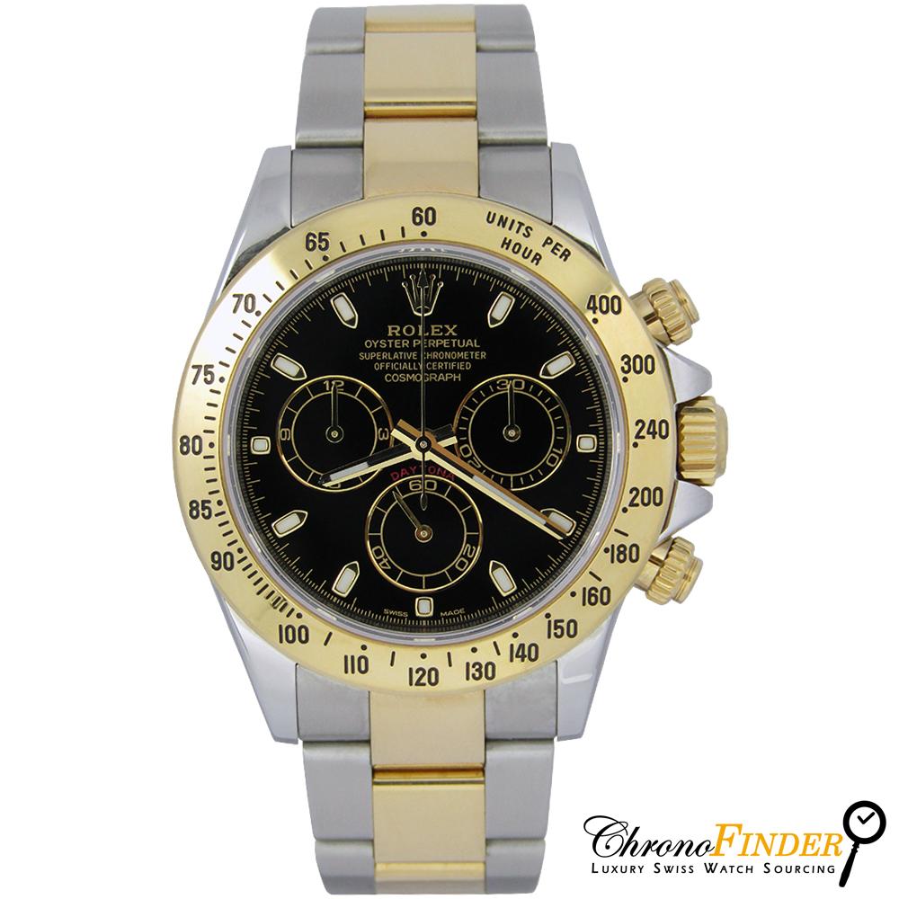 Cosmograph Daytona 116523 (Black Dial) Chronofinder Ltd