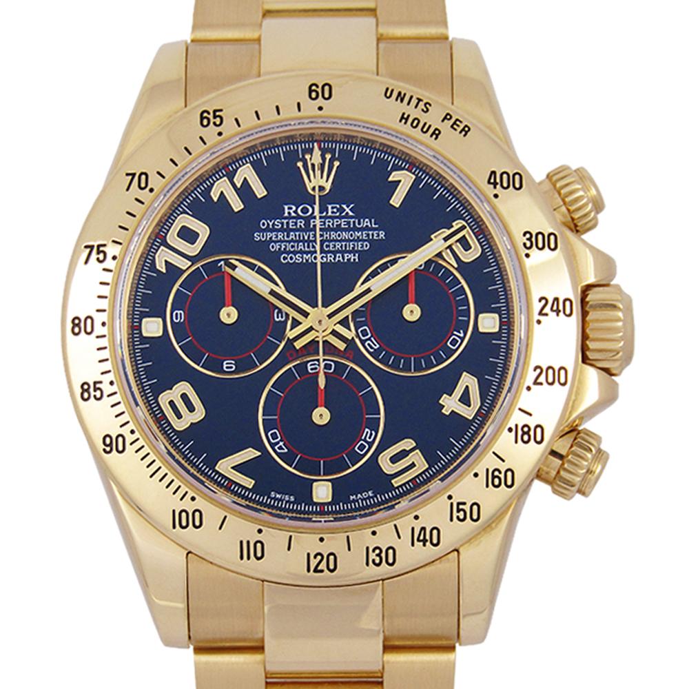 Cosmograph Daytona 116528 (Blue Racing Arabic Dial)