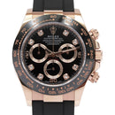 Cosmograph Daytona Oysterflex 116515LN (Black Diamond Dial) Chronofinder Ltd