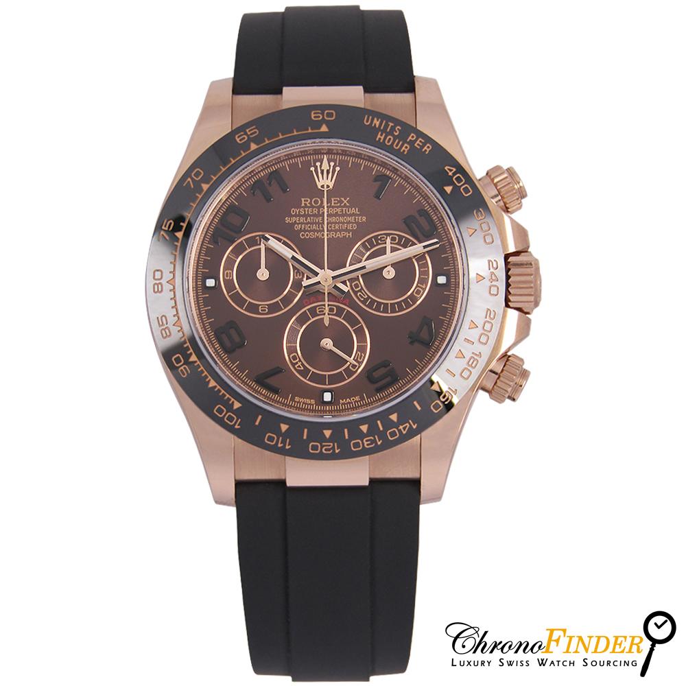 Cosmograph Daytona Oysterflex 116515LN (Chocolate Arabic Dial) Chronofinder Ltd