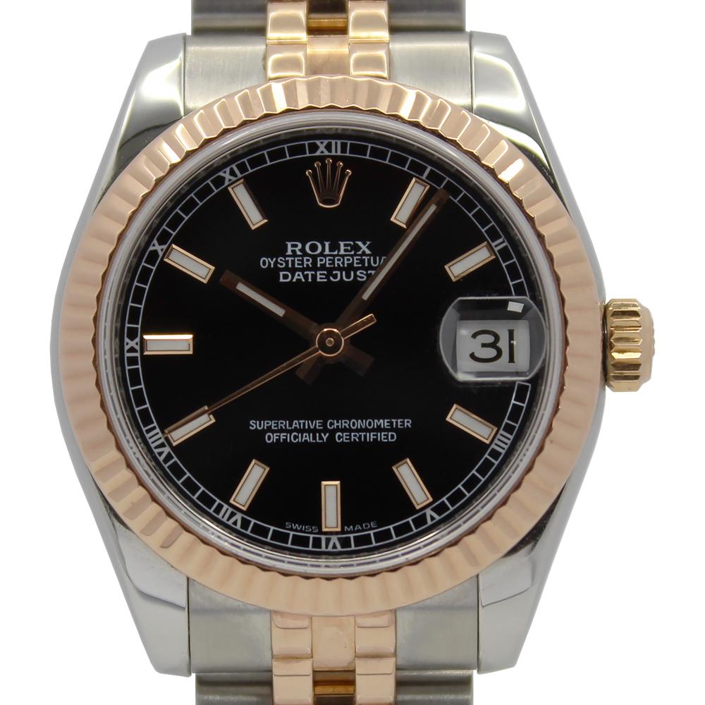 Datejust 31mm Midi 178271 (Black Baton Dial)