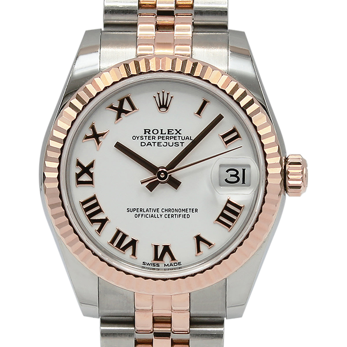 Datejust 31mm Midi 178271 (White Roman Numeral Dial)