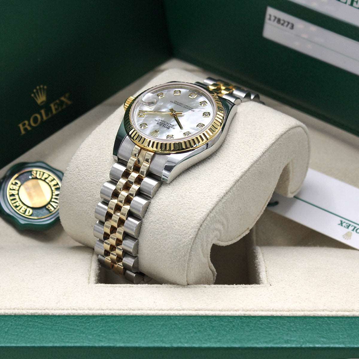 Datejust 31mm Midi 178273 (Mother Of Pearl Diamond Dial) Chronofinder Ltd