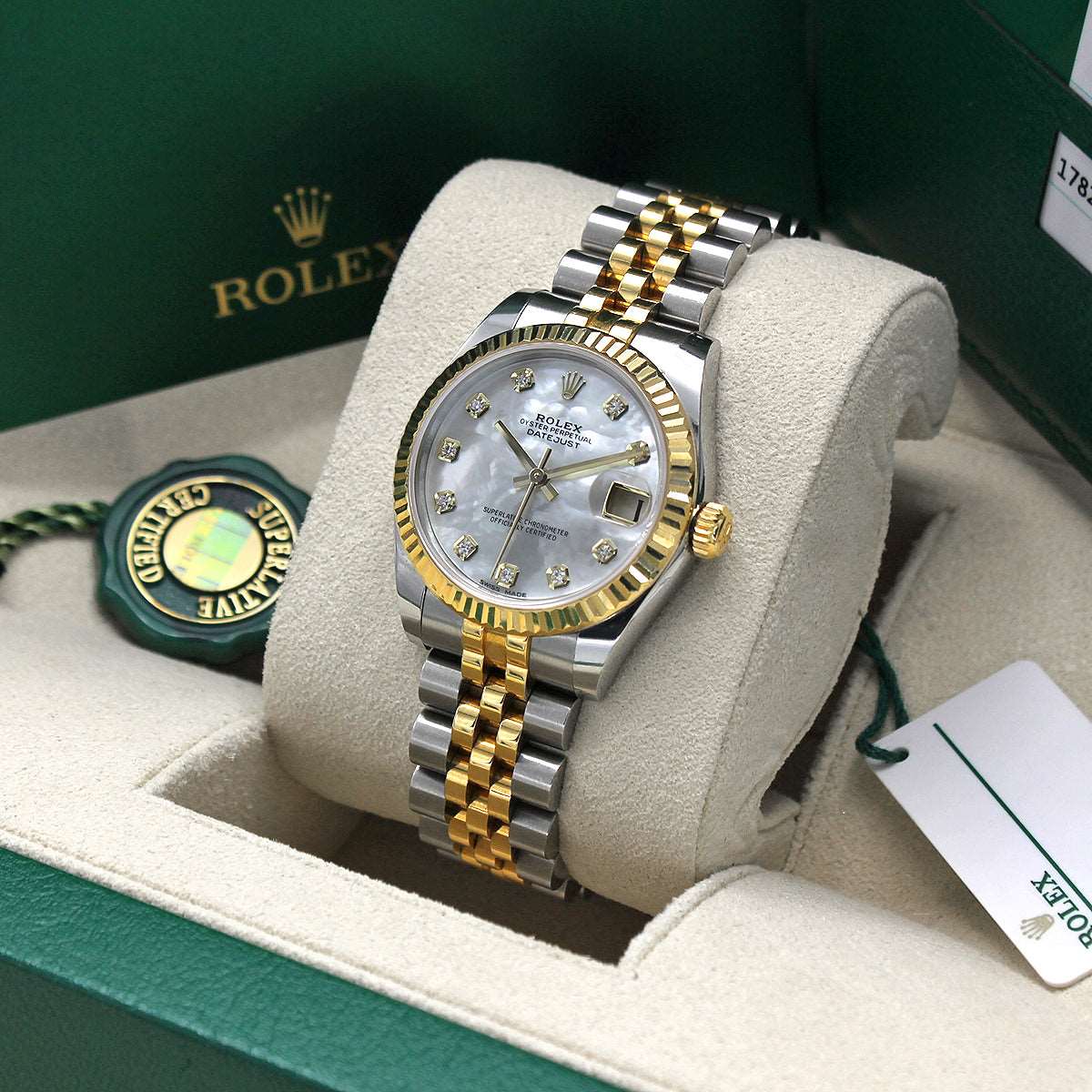 Datejust 31mm Midi 178273 Mother Of Pearl Diamond Dial