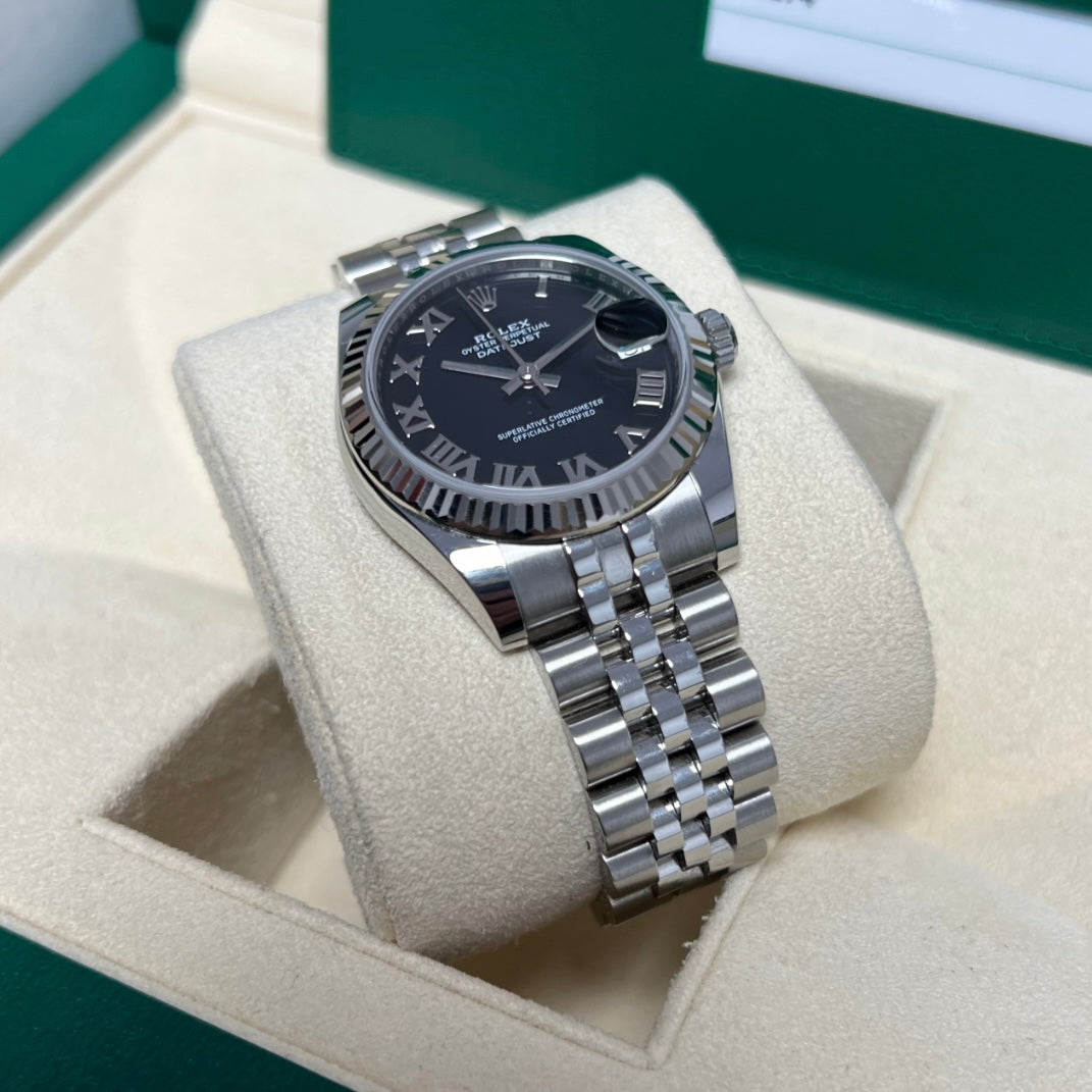 Datejust 31mm Midi 178274 (Black Roman Numeral Dial) Chronofinder Ltd