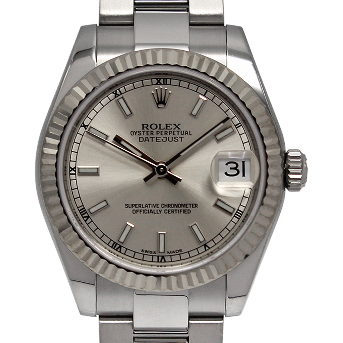 Datejust 31mm Midi 178274 (Silver Baton Dial)