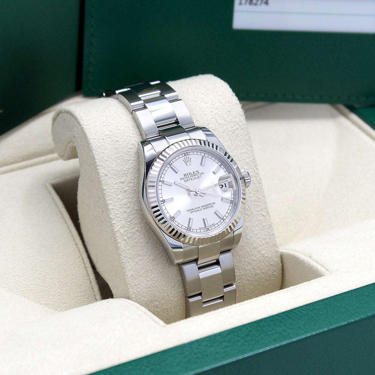 Datejust 31mm Midi 178274 (Silver Baton Dial) Chronofinder Ltd