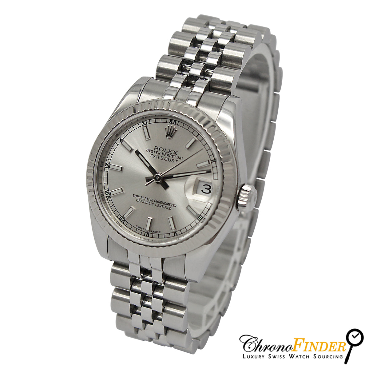 Datejust 31mm Midi 178274 (Silver Baton Dial/Jubilee)