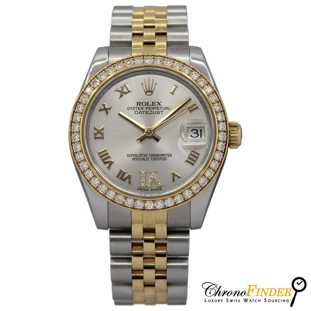 Datejust 31mm Midi 178383 (Silver Roman Numeral Dial)