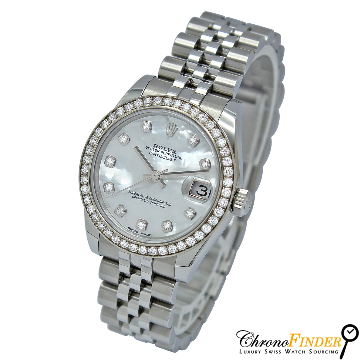 Datejust 31mm Midi 178384 (Mother Of Pearl Diamond Dial) Chronofinder Ltd