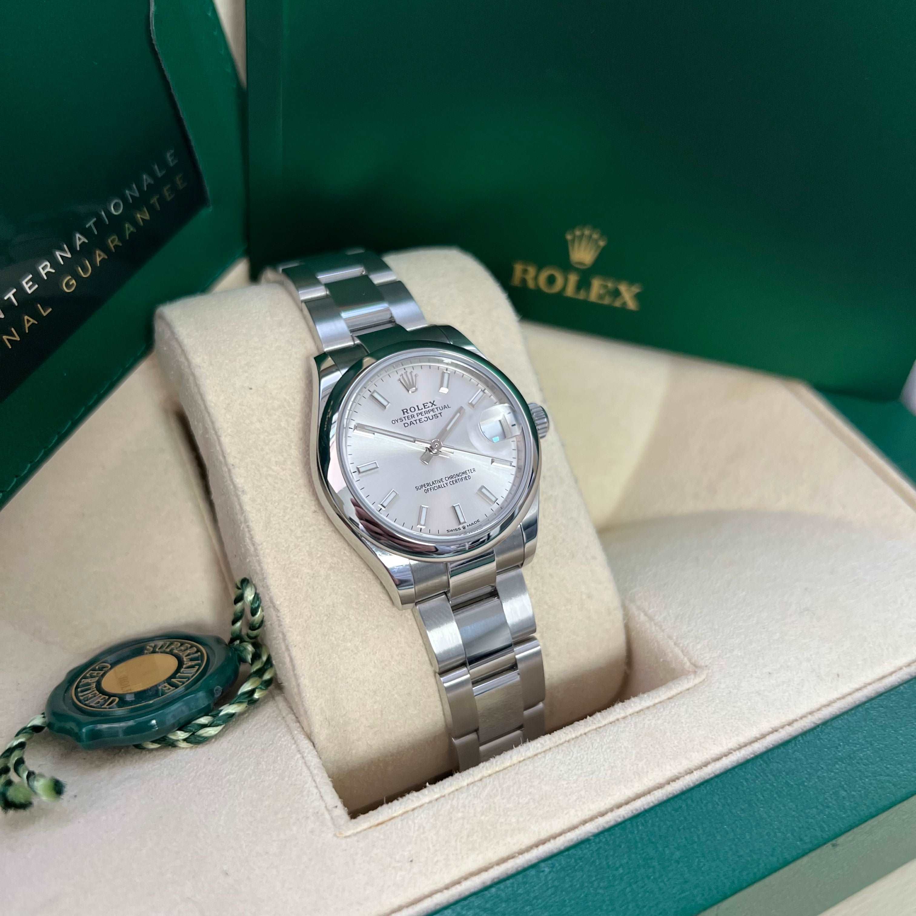 Rolex Datejust 31mm Midi 278240 Oyster Bracelet Silver Dial