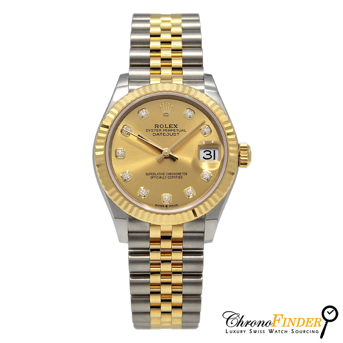 Datejust 31mm Midi 278273 (Champagne Diamond Dial) Chronofinder Ltd