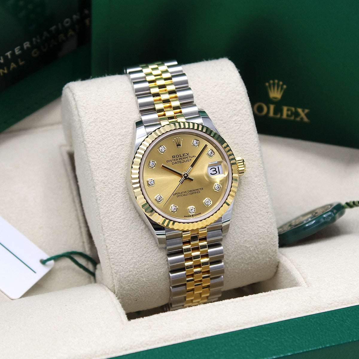 Datejust 31mm Midi 278273 (Champagne Diamond Dial) Chronofinder Ltd