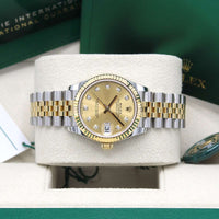 Datejust 31mm Midi 278273 (Champagne Diamond Dial) Chronofinder Ltd