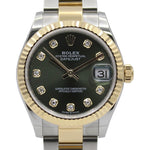 Load image into Gallery viewer, Datejust 31mm Midi 278273 (Olive Green Diamond Dial) Chronofinder Ltd
